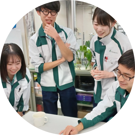 画像：研究所のようす