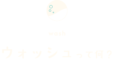 ウォッシュって何？
