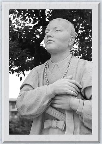 Statue of Takayama Ukon (Catholic Takatsuki Church)