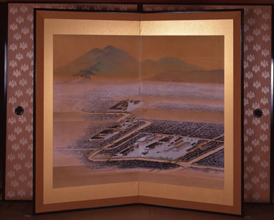吉田初三郎・作『伏見本店景観図』_左隻