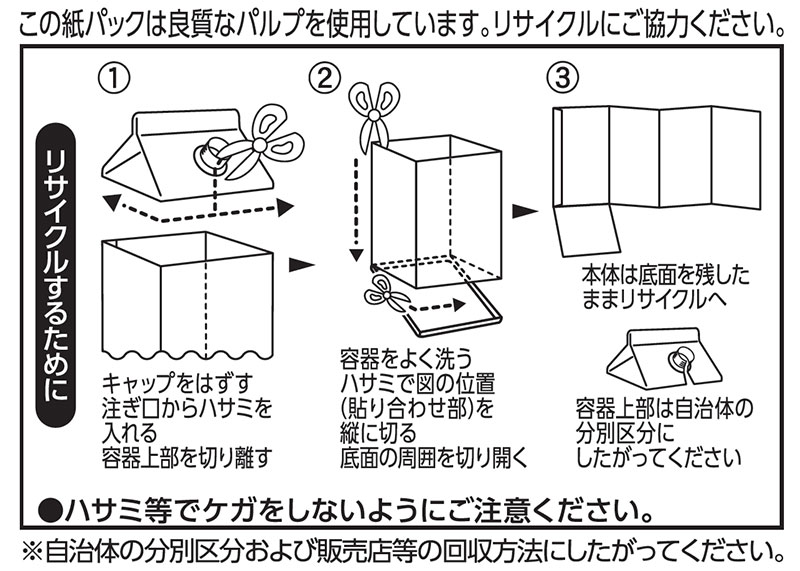 パックのゴミ