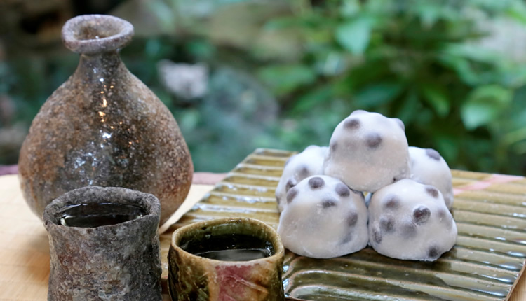 「生酒」の冷酒と「夏柑糖」