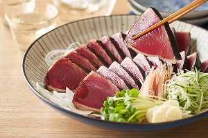春を味わう鰹のたたき