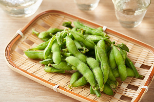 夏を味わう枝豆の塩茹で