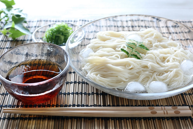 夏を味わうそうめん